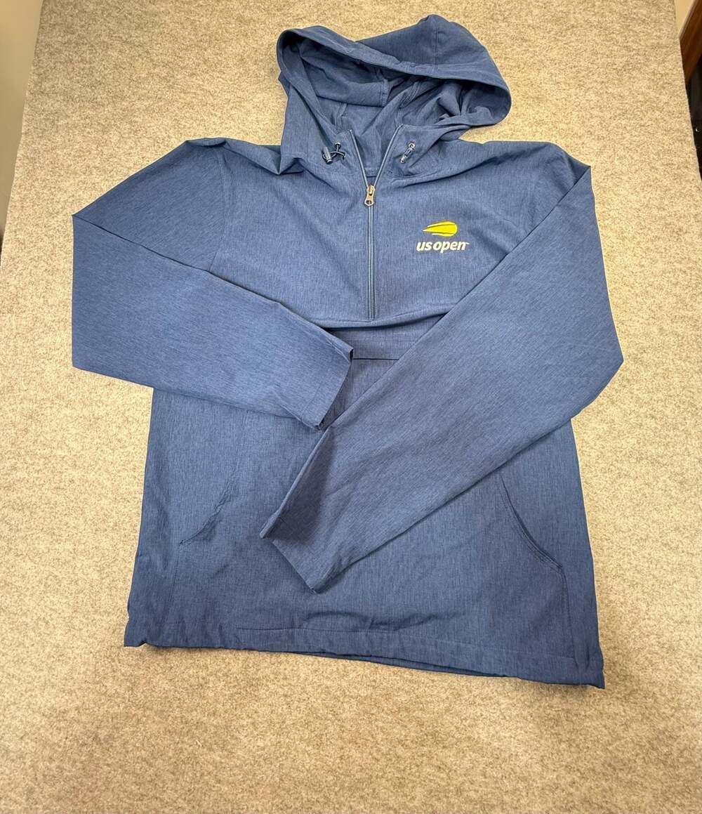Vantage US Open Quarter-Zip Hooded Anorak Pullover Jacket